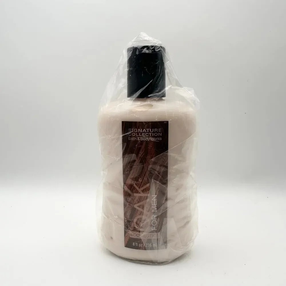 Bath & Body Works Oak For Men Body Lotion Discontinued HTF 8 fl oz